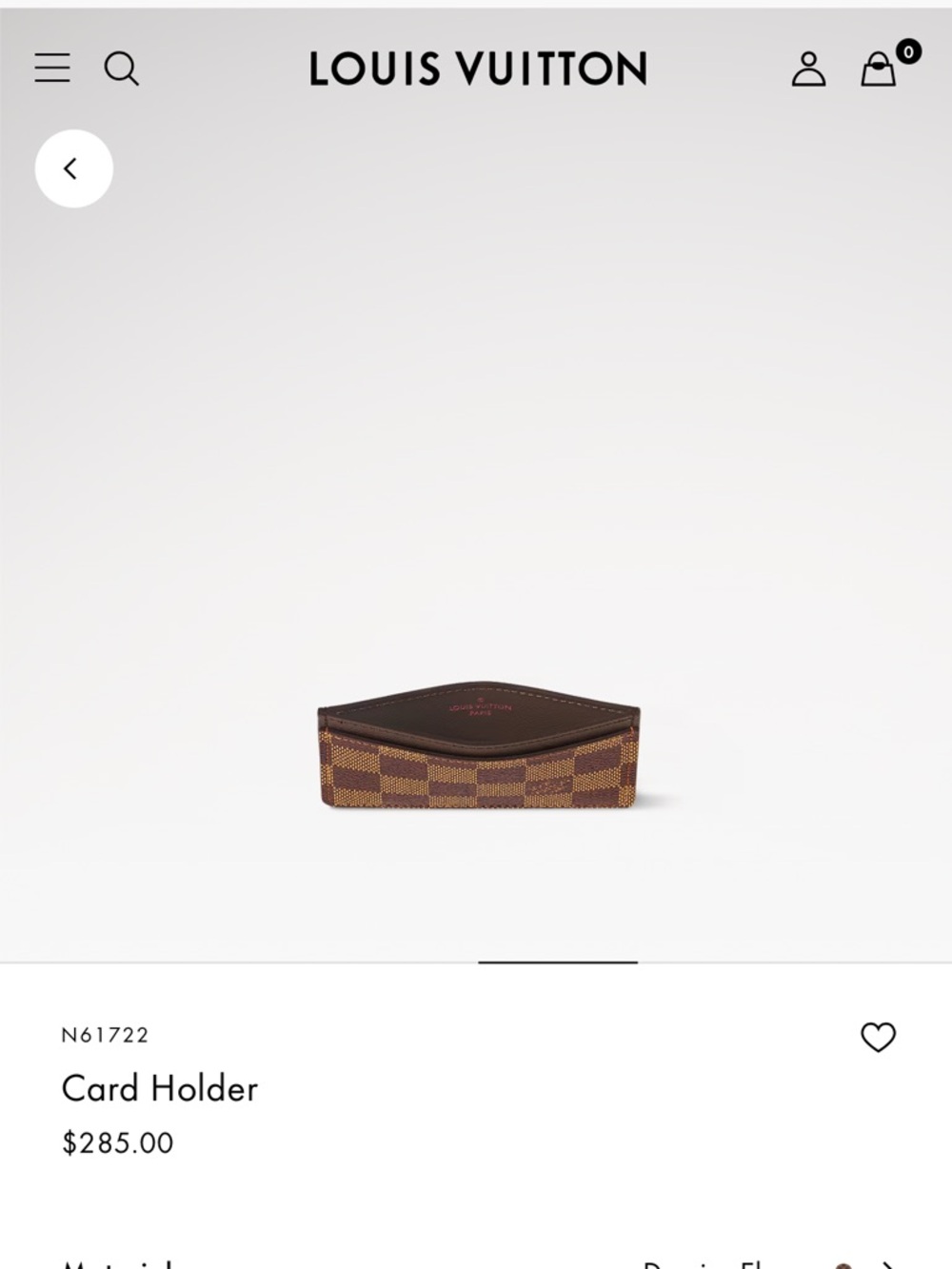 Louis Vuitton Card Holder - Picture 2 of 7